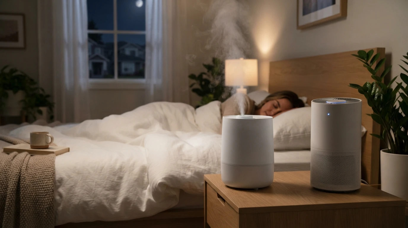 Air Purifier or Humidifier for a Stuffy Nose