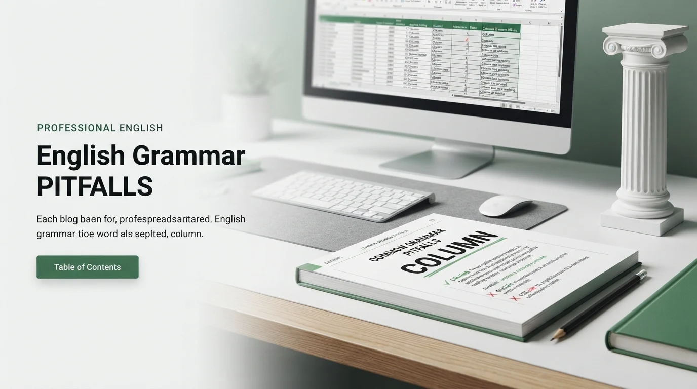 Column Grammar and Correct Usage