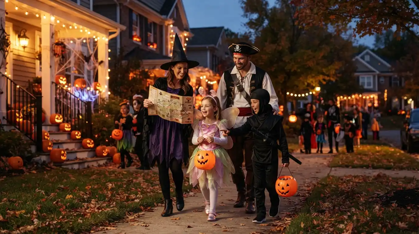 How to Use a Trick or Treat Map