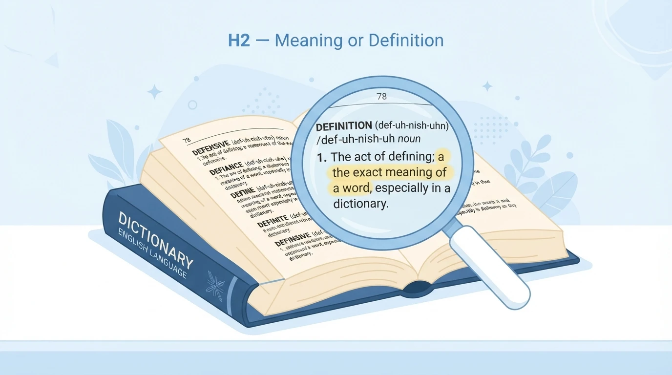Meaning or Definition