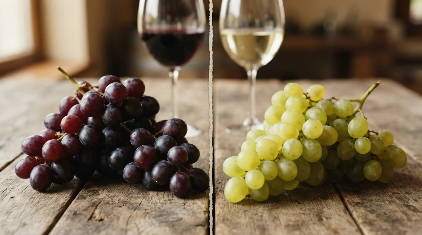 What Is the Difference Between Red and White Wine