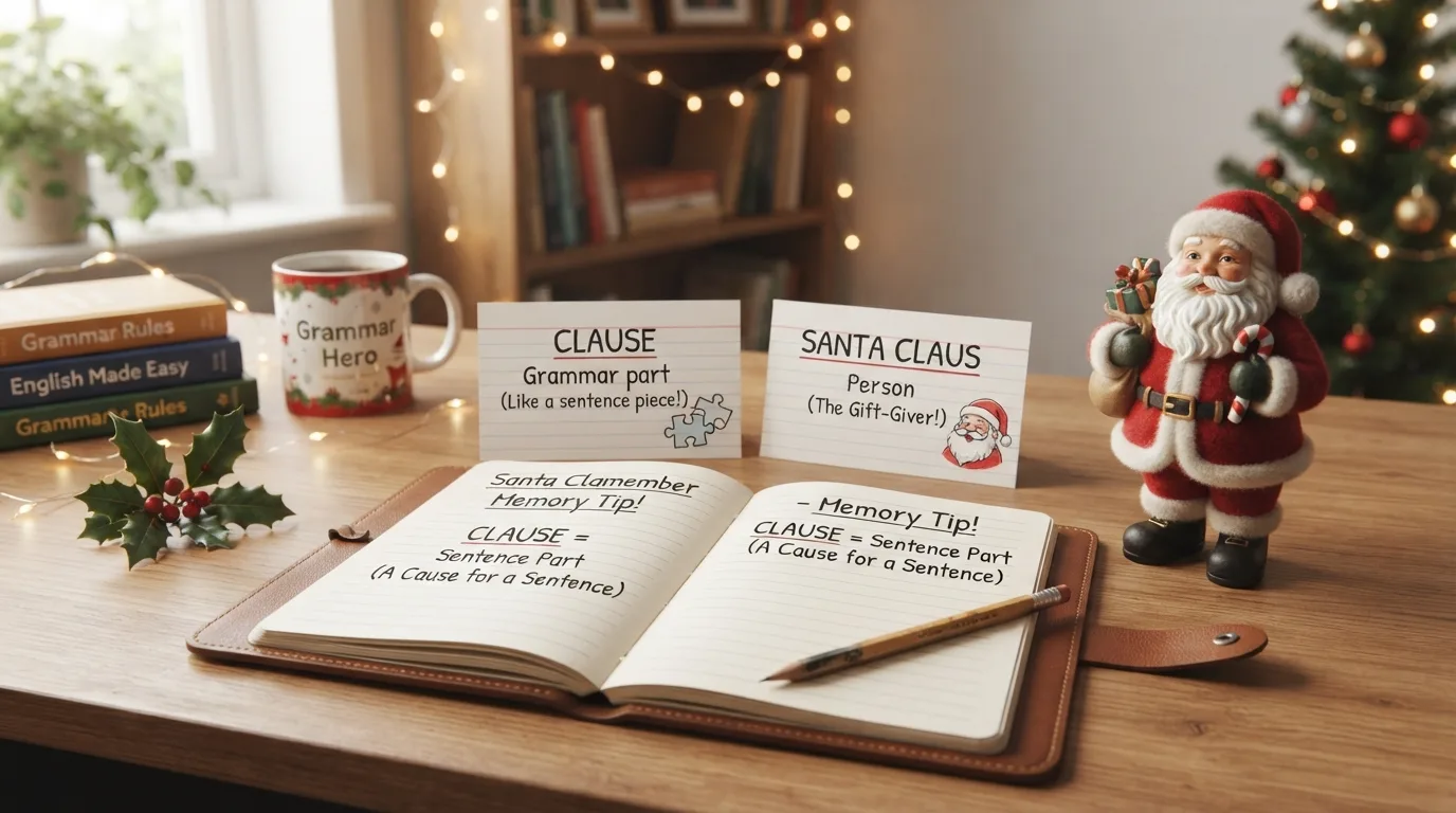 How to Remember Santa Claus vs Clause