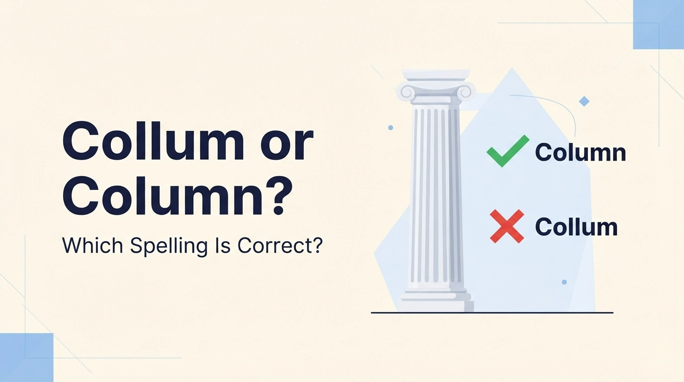 Collum or Column